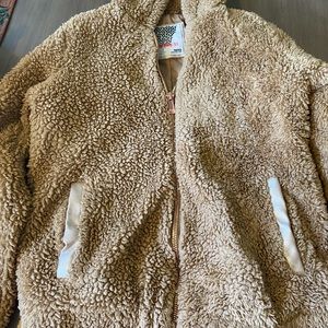 Kenzie girl full zip teddy jacket for girls